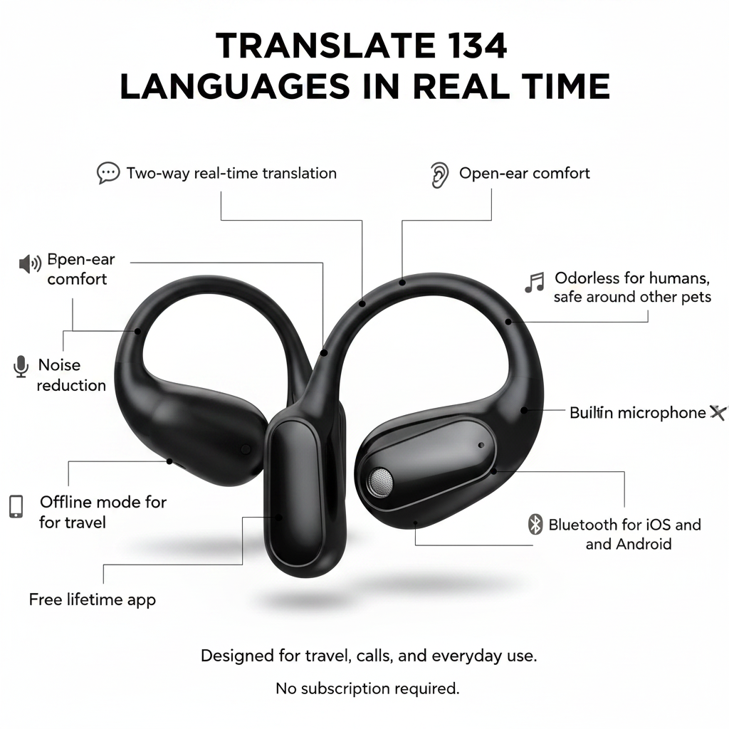 Auriculares con Traducción por IA