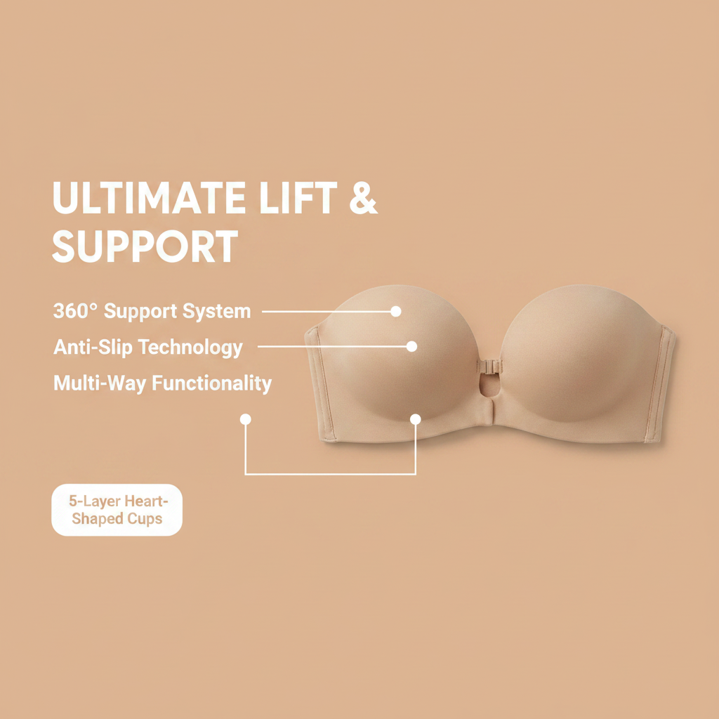 Strapless Push-Up Bra