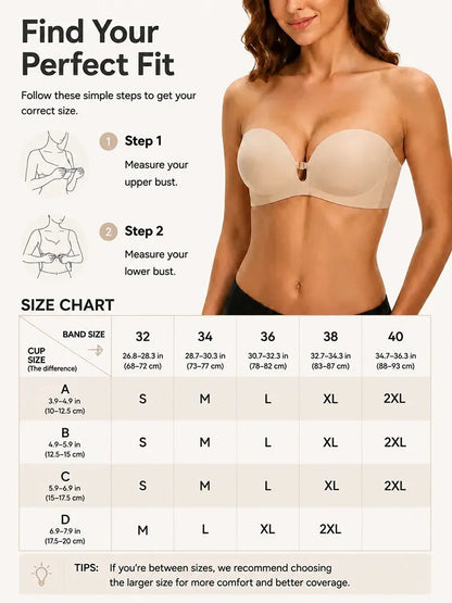 Strapless Push-Up Bra