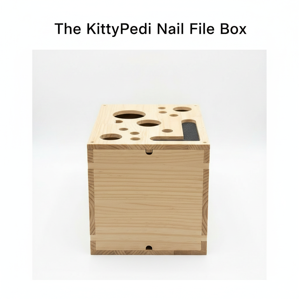 The Kitty Nail File Box